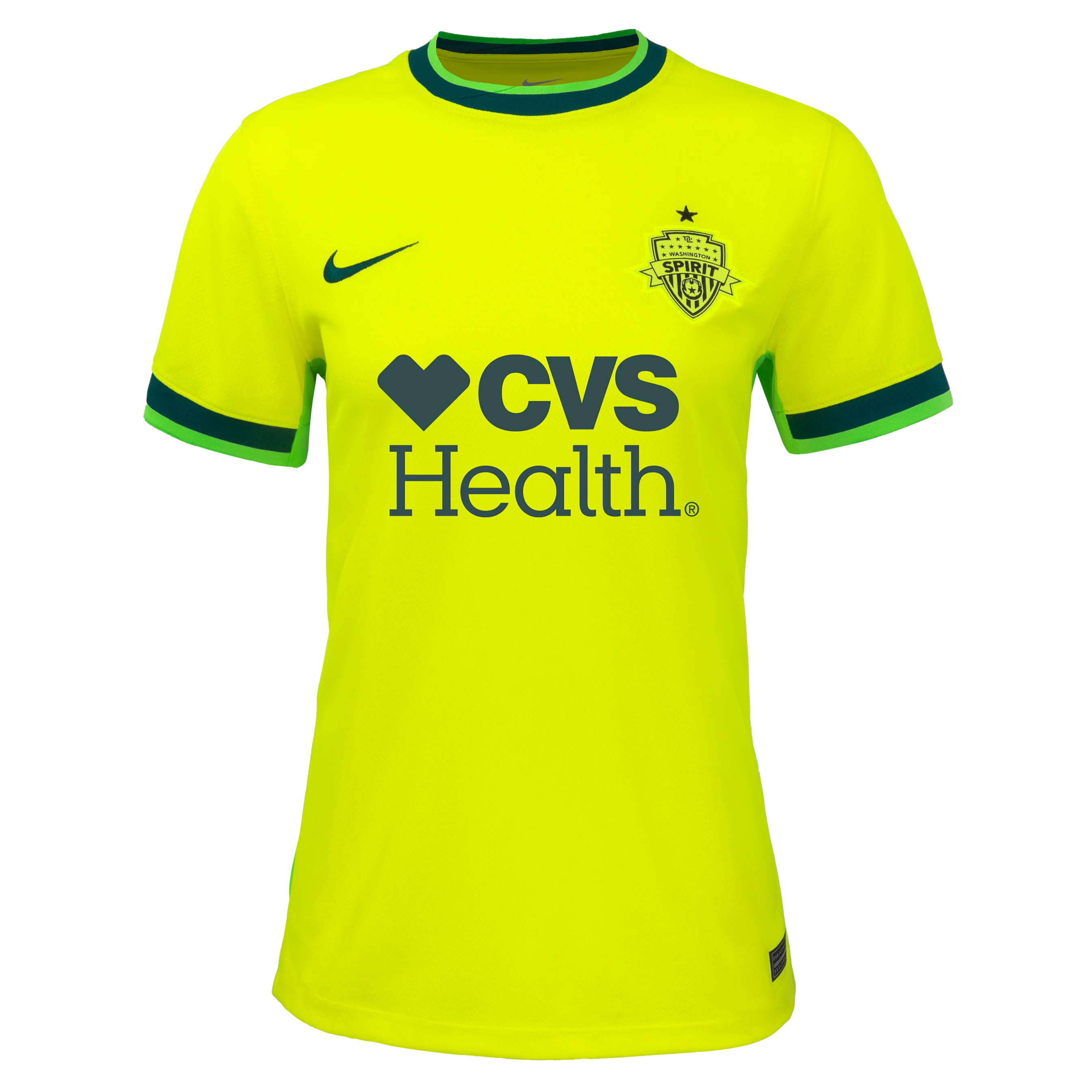 2025 Women's Washington Spirit Nike Yellow Secondary Replica Customizable Jersey