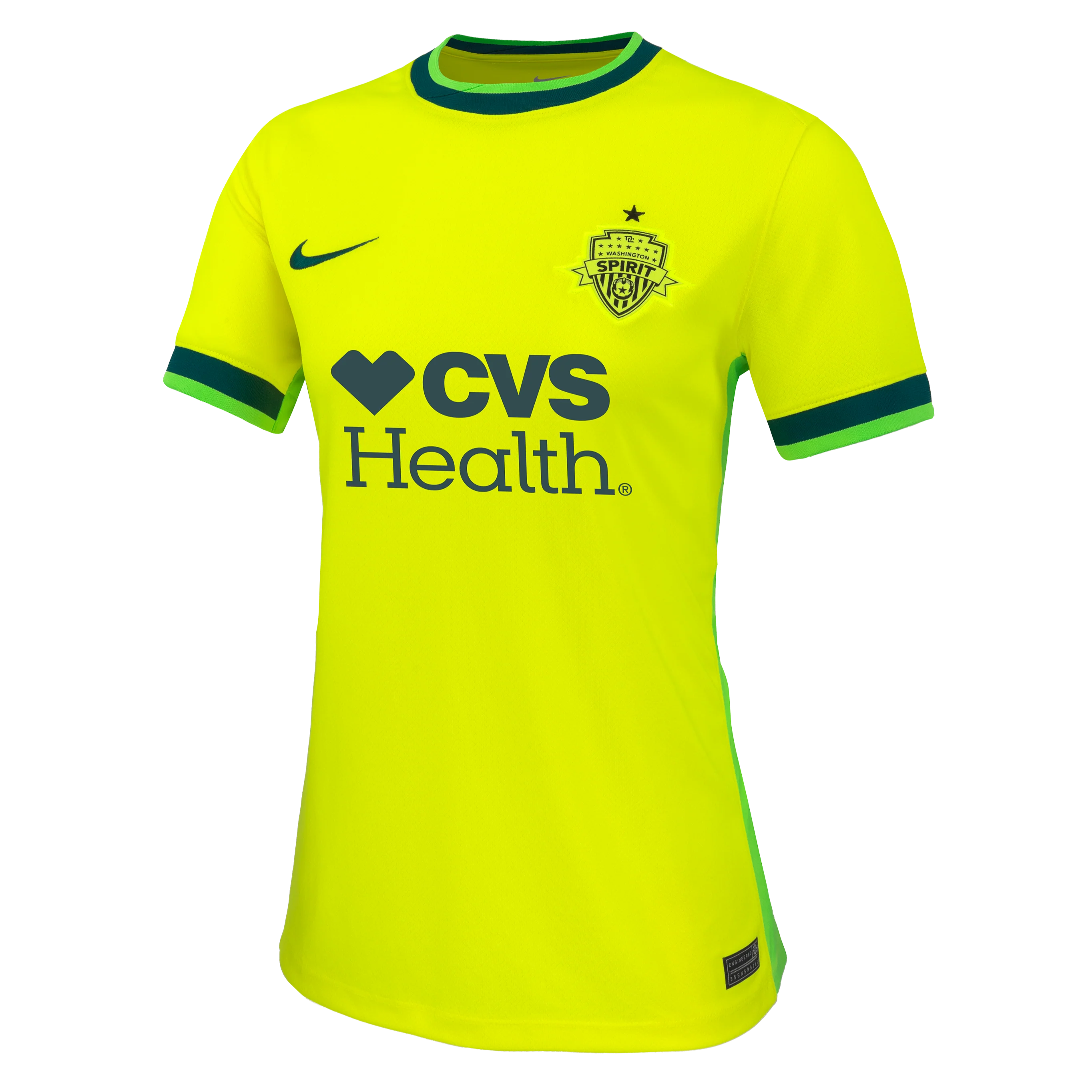 2025 Women's Washington Spirit Nike Yellow Secondary Replica Customizable Jersey - Image 3