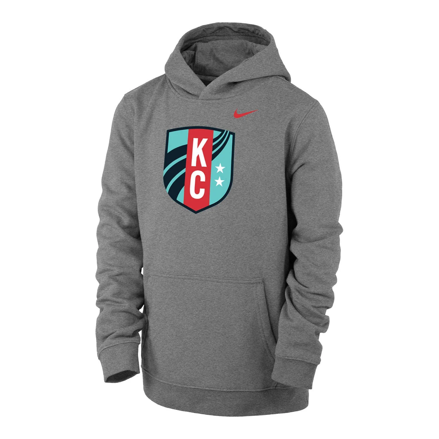 Youth KC Current Nike Grey Crest Hoodie