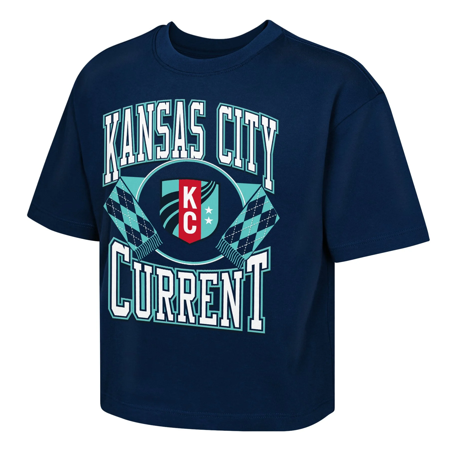 Youth KC Current Stack Short Sleeve Boxy Tee