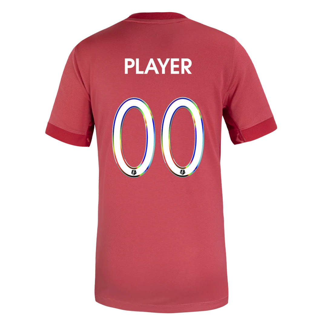 Youth NC Courage Nike Pink Believe Secondary Replica Jersey - Image 5