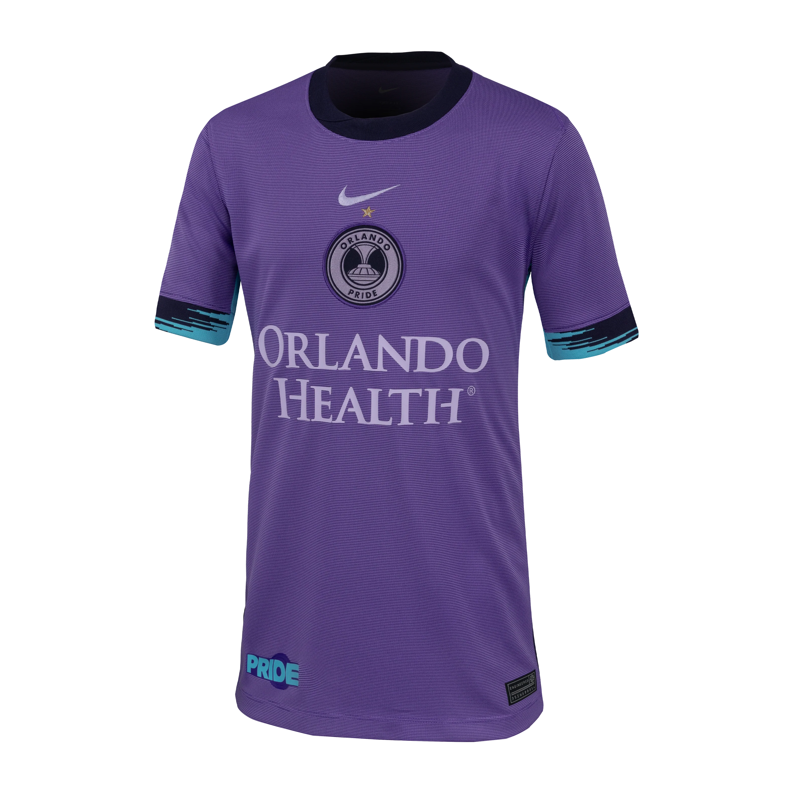 2025 Youth Orlando Pride Nike Decennial Purple Primary Replica Customizable Jersey - Image 3
