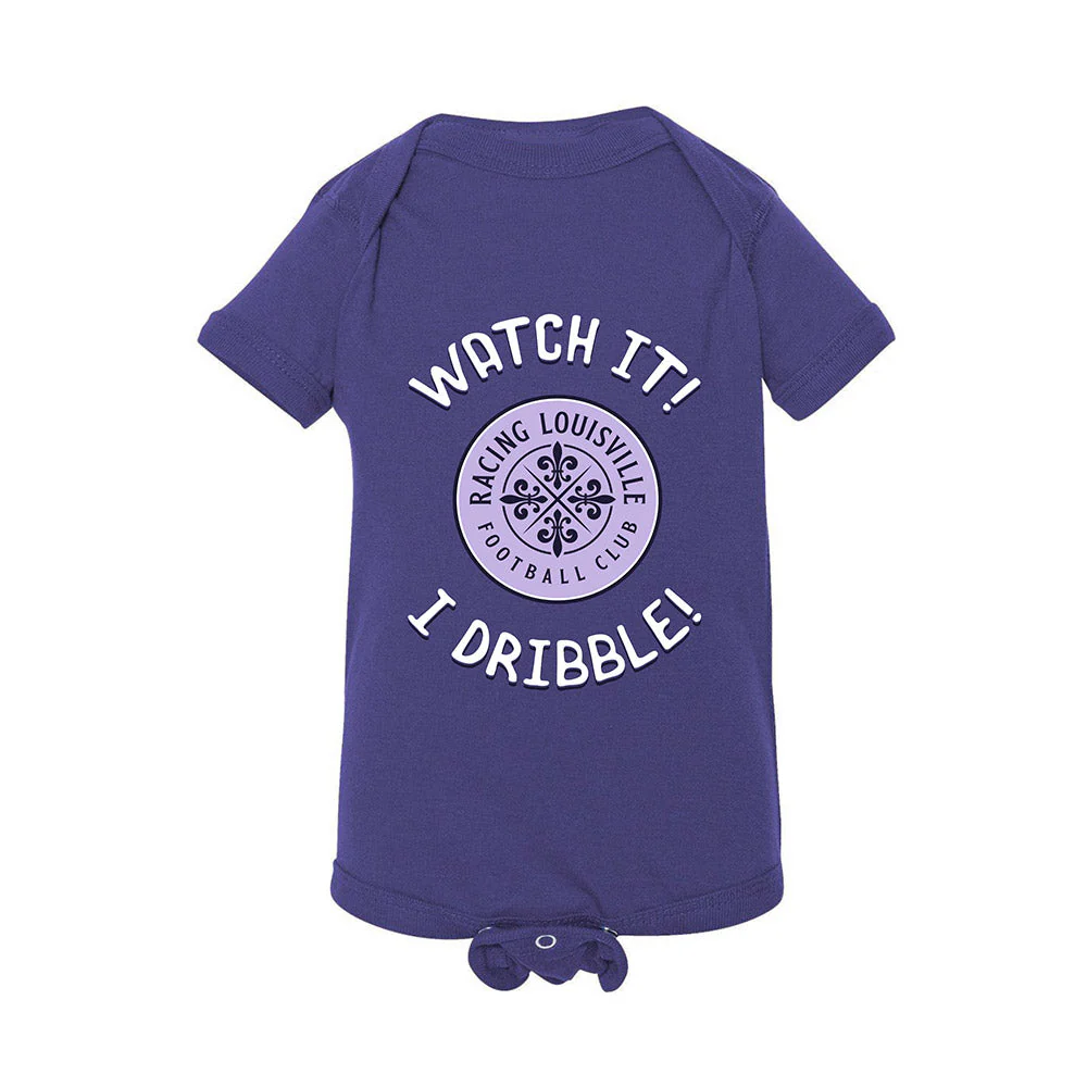 Youth Racing Louisville Purple Onesie