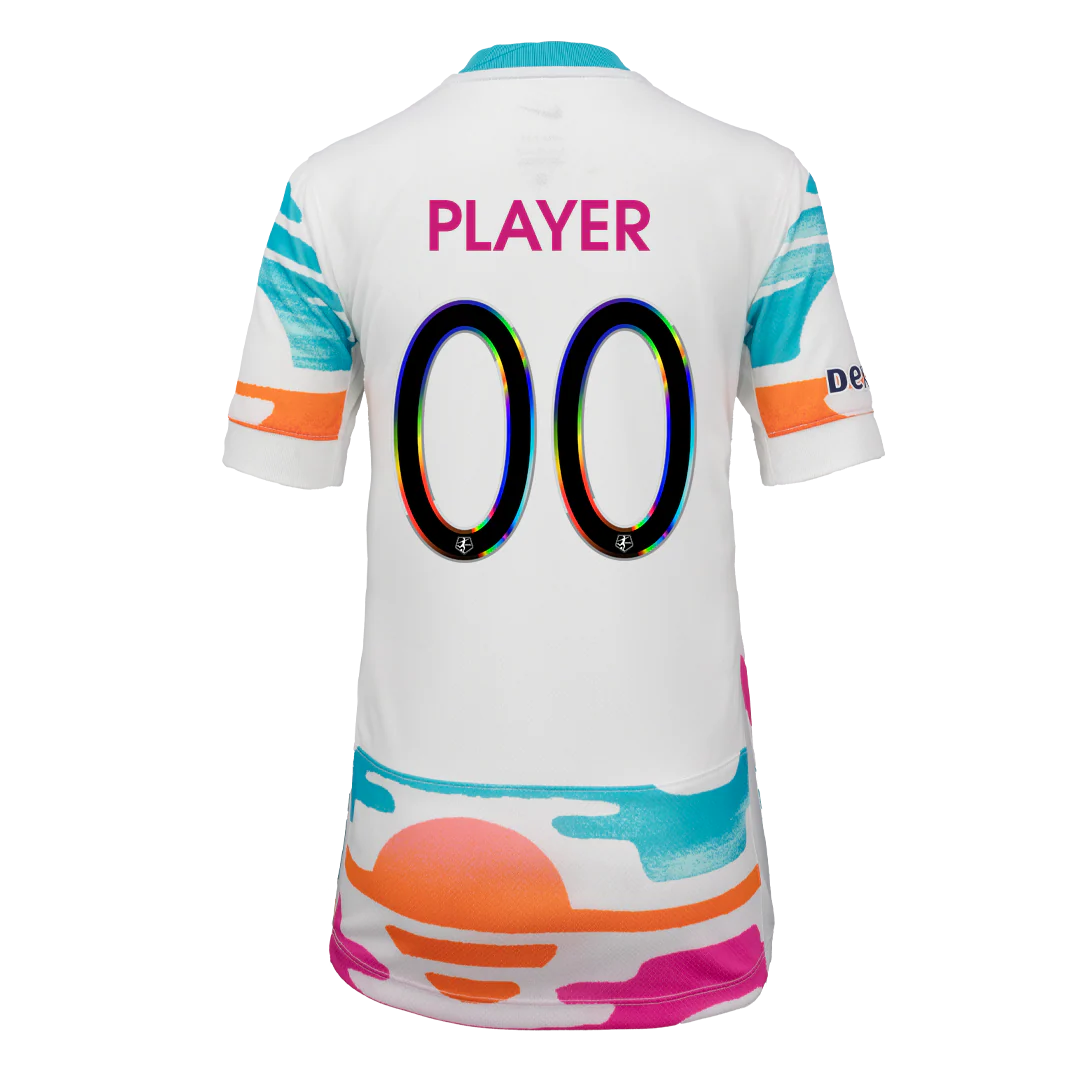Youth San Diego Wave Nike White 2024 Primary Replica Jersey - Image 5