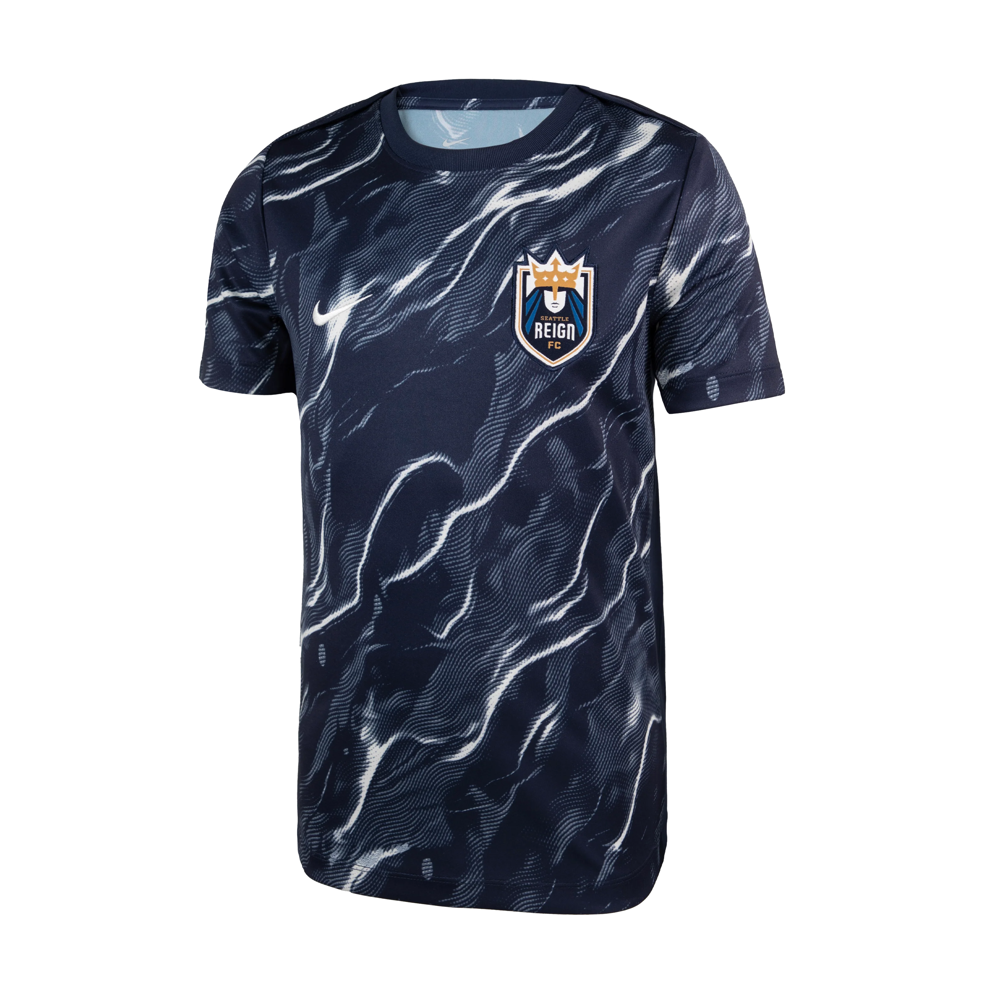 Youth Seattle Reign FC Nike Black 2025 Pre-Match Top - Image 2