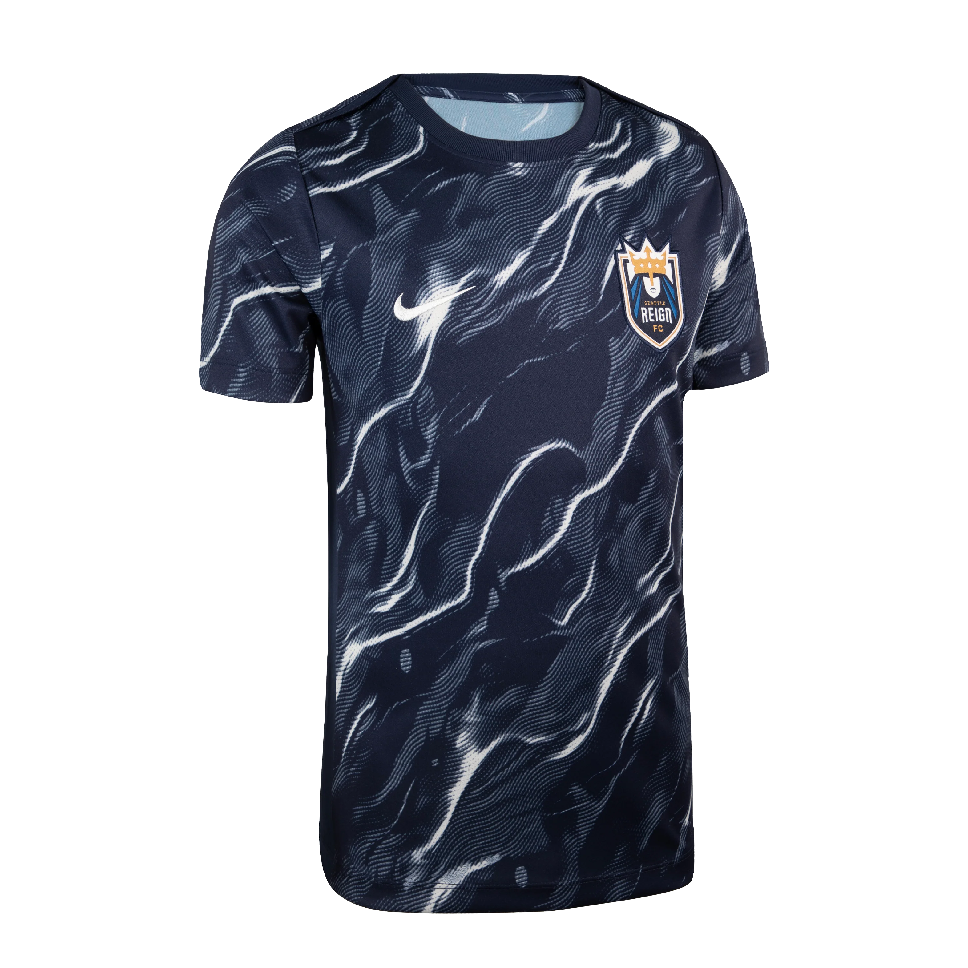 Youth Seattle Reign FC Nike Black 2025 Pre-Match Top - Image 3